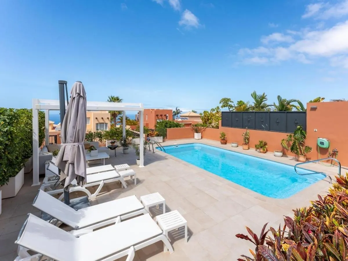 Gs Luxury Ocean View Villa With Heated Pool By Golf Costa Adeje